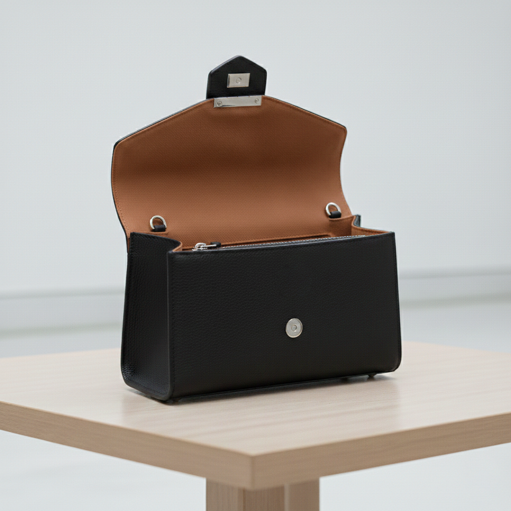Milano 2026: Morcini Signature Moderne Top Handle Leather Handbag